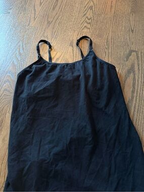 Secret Treasures Black nursing Tank Top cami with Spaghetti Straps size 2x